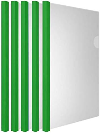 Sliding Bar Clear Report Covers, 40 Sheet Capacity, Transparent Resume by Unknown