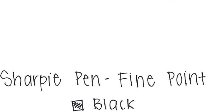 Sharpie Felt Tip Medium Point Black Pens, Drawing & Writing Pens Ideal - Image 6