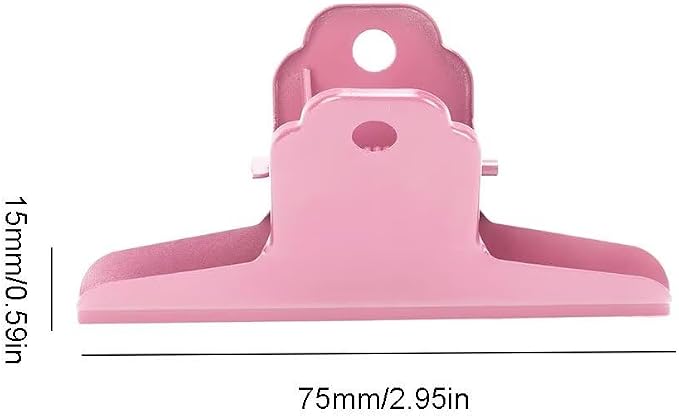 2PCS Extra Large Binder Clips Metal Bulldog Clips Large Paper Clamps Holder - Image 9