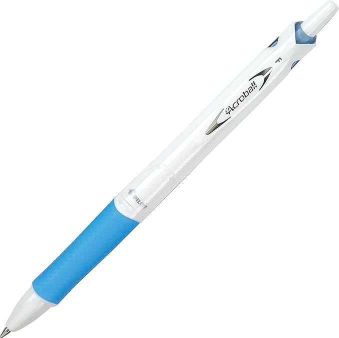 Pilot Acroball PureWhite Advanced Ink Refillable & Retractable Ball Point Pens - Image 2