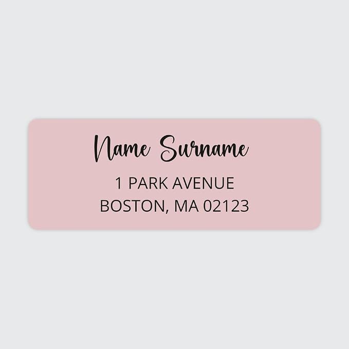 Dotty about Paper Personalized Blush Pink Colorblock by DottyAboutPaper