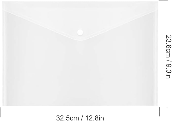 40 Pcs Clear Plastic Envelope - Image 2