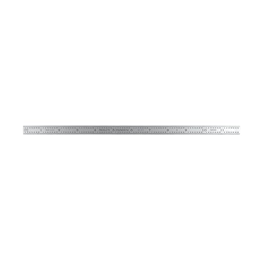 PEC Tools Made in USA Machinist Rule, Satin Chrome Finish, Markings 1/32" by PECTools