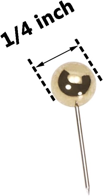Tupalizy 100PCS 1/4 Inch Small Round Head Map Tacks Pins - Image 8