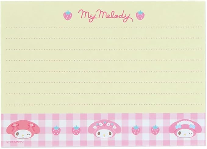 Sanrio My Melody 8 Design Memo 016951 - Image 10