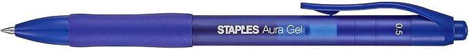 STAPLES Retractable Gel Pens, Fine Point 0.5mm, 36 Pack – Aura Precision Gel - Image 4