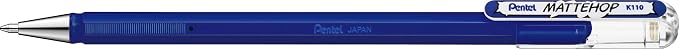 Pentel Mattehop 1.0mm Gel Roller 7pc Wallet - Image 6