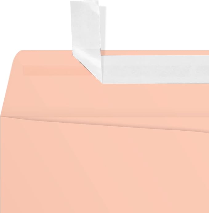 LUXPaper 9 x 12 Open End Envelopes | Peel & Press | Blush Pink | 80lb. Text | - Image 4
