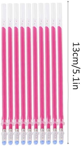 TOPINCN 100Pcs Fabric Marker Pen Refill, Heat Erasable Pens Refill Fabric High Temperature Disappearing Pens Refill Fabric Marker Pen Tailoring Tool for Fabric Quilting Sewing-DeskLoop Office