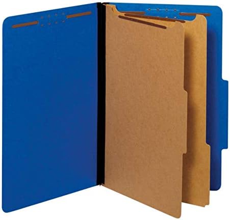 Pendaflex Recycled Classification File Folders, 2 Dividers, 2/5 Tab Cut - Image 3
