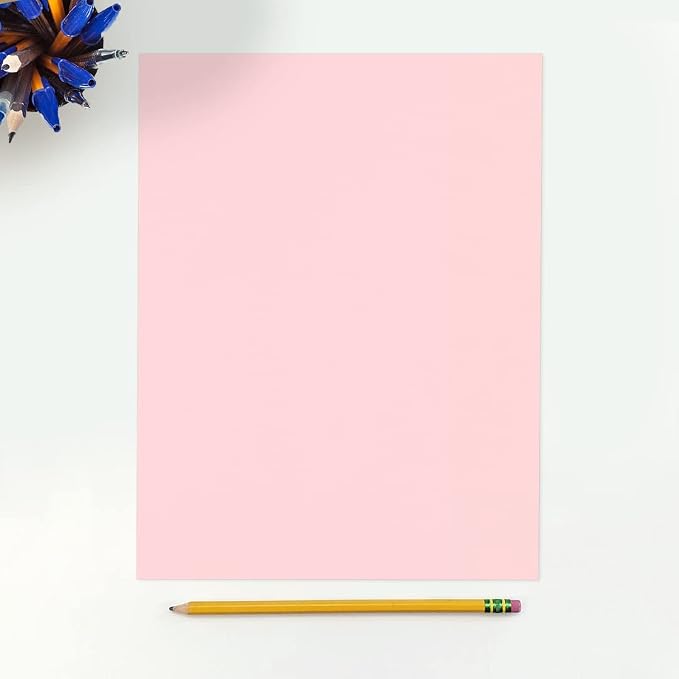 LUXPaper 8.5" x 11" Cardstock | Letter Size | Candy Pink | 100lb. Cover | 50 Qty - Image 3