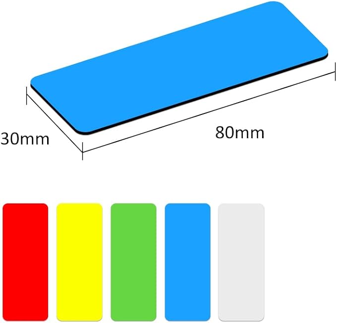 Dry Erase Magnetic Labels 3.1x1.2 Inch, Reusable Magnetic Labels - Image 4