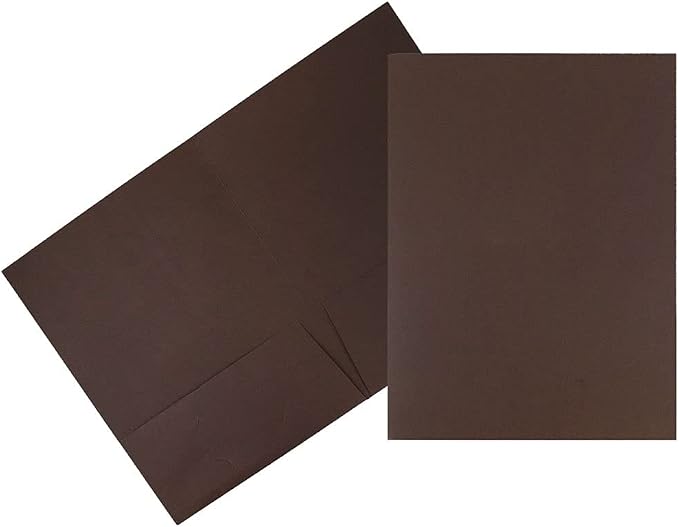 JAM PAPER Two Pocket Textured Linen Presentation Folders by JAMPaper