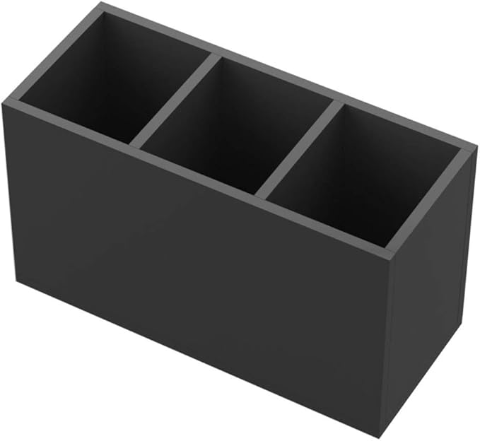 NIUBEE Acrylic Pen Holder 3 Compartments by NIUBEE