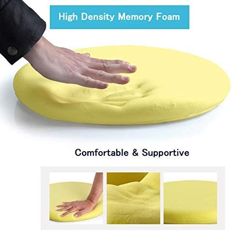 Sigmat Memory Foam Seat Cushion Anti-Slip Soft Round Stool Cushion Chair Pad 16 - Image 2