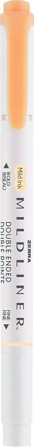 Zebra Pen Mildliner Dual-Tip Highlighters, Broad and Fine Tips, No Bleed - Image 2