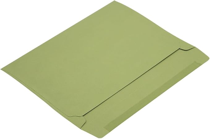 LUXPaper 9 x 12 Booklet Envelopes | Avocado Green | 70lb. Text | 50 Qty - Image 8