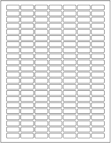 Royal Green White Printable Label Sheets 1" x 0.375" – 15, 700 Rectangular - Image 2
