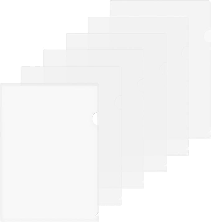 ViVin 12-Pack Sturdy Clear Folders by ViVin