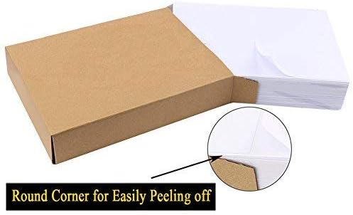 Shipping Label with Rounded Corner, 8.5 x 5.5 Inches Half Sheet Self Adhesive - Image 3