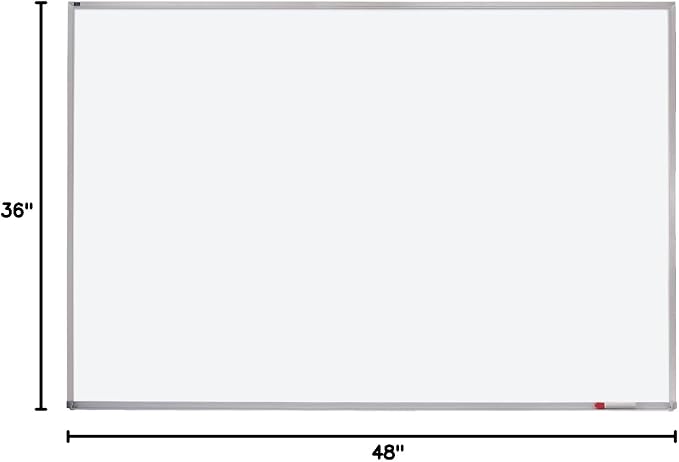 Quartet Dry Erase Magnetic White Board 48"W x 36"H, Porcelain Whiteboard - Image 8