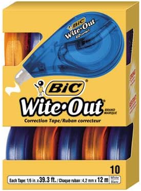 BICWOTAP10 - Wite-Out EZ Correct Correction Tape by BIC