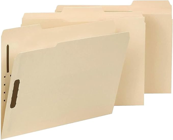 Smead Heavy-Duty Fastener File Folder, 2 Fasteners, 1/3-Cut Tab, Letter Size - Image 3
