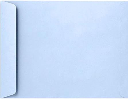 LUXPaper 9 x 12 Open End Envelopes | Peel & Press | Baby Blue | 80lb. Text | by LUXPaper