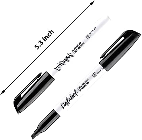 Dry Erase Markers Bulk, 144 Pack Black Whiteboard Markers, Chisel Point Low - Image 6