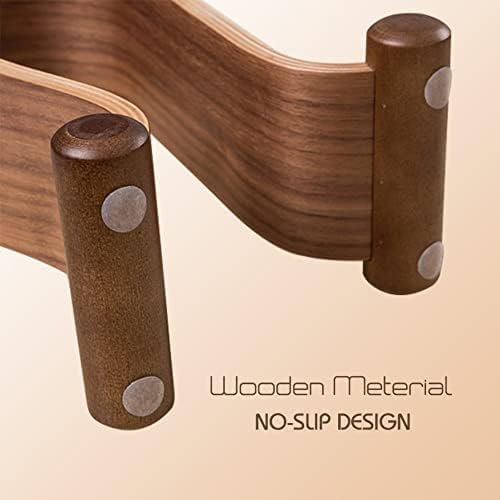SAMDI Wood Headphone Stand, Headphone Holder Wood Headset Stand Compatible - Image 5