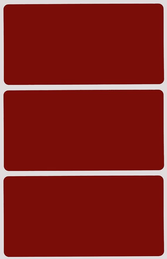 Royal Green Rectangular Stickers Color-Coding Labels by RoyalGreen