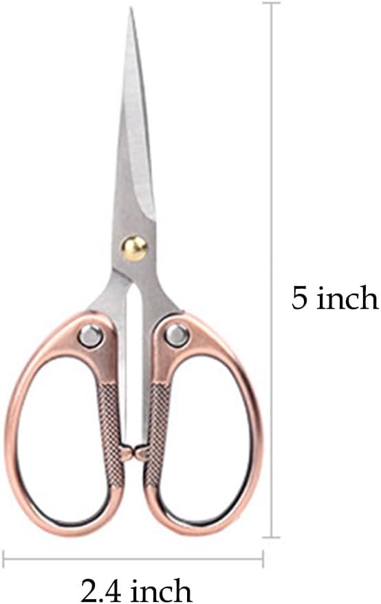 5" All Stainless Steel Office Scissors, Ultra Sharp Blade Shears, Sturdy Sharp - Image 2