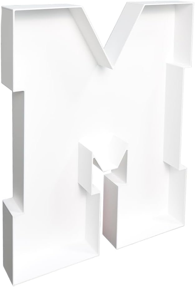 Plastic Fillable Letter Charcuterie Box, 10in Reusable Alphabet Shaped Tray - Image 2