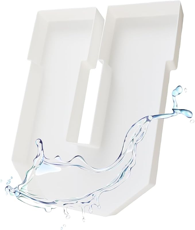 Plastic Fillable Letter Charcuterie Box, 10in Reusable Alphabet Shaped Tray - Image 5