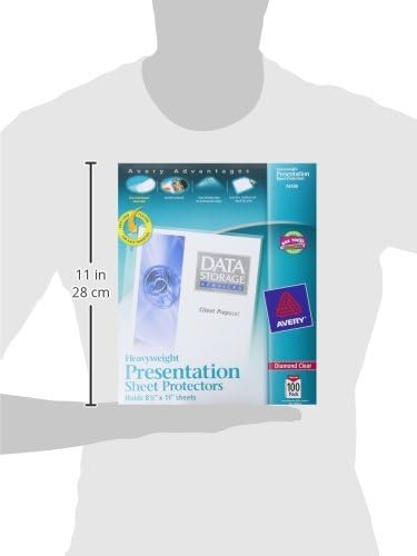 Avery Diamond Clear Heavyweight Sheet Protectors, Easy Load, 100 Document - Image 3