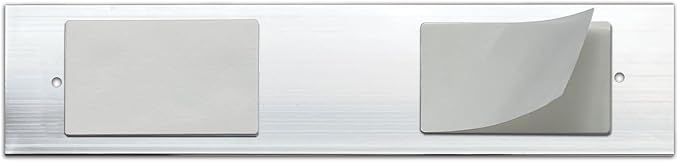 10 Pack 2” x 10” Aluminum Name Plate Holders - Image 5