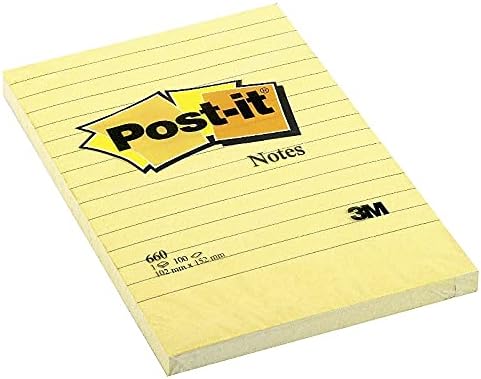 Post-it Super Sticky Lined Notes, 5 Sticky Note Pads, 4 x 6 in., School Supplies - Image 4