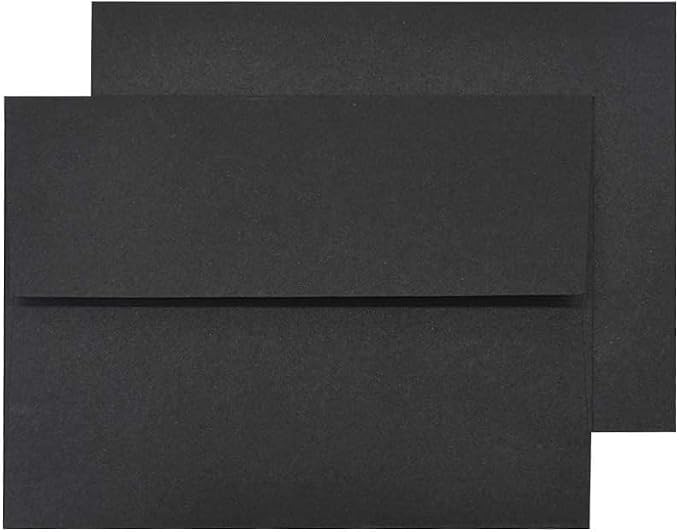 A7 Black Invitation 5x7 Envelopes - Image 2