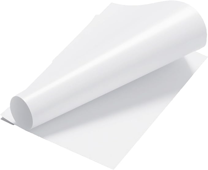 Printable Vinyl Sticker Paper for Inkjet Printer - Glossy White - 22 Decal Label Self-Adhesive Sheets 8.5"x11"- Dries Quickly-DeskLoop Office