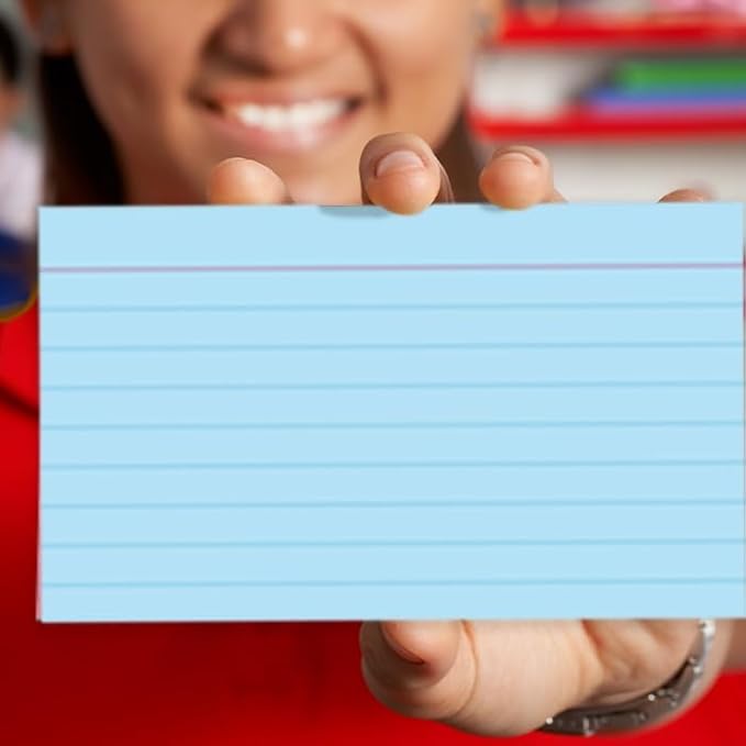 School Smart Ruled Index Cards, 3 x 5 Inches - Image 7