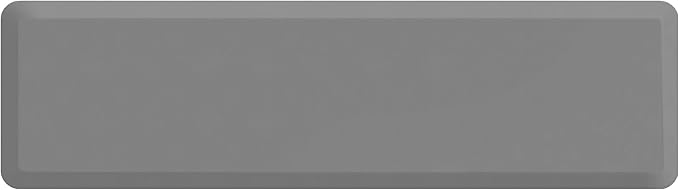 GelPro Utility Anti-Fatigue Runner Mat, Leather Grain Grey - 20x72-DeskLoop Office