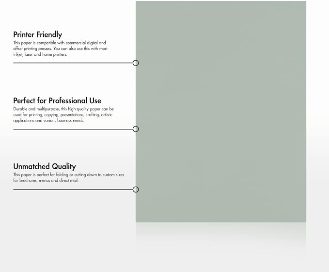 LUXPaper 8.5" x 11" Paper | Letter Size | Slate Gray | 70lb. Text | 250 Qty - Image 8