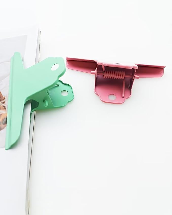 2PCS Extra Large Binder Clips Metal Bulldog Clips Large Paper Clamps Holder - Image 4