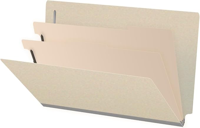 Ecom Folders Manila Classification Folders | Legal Size 18 Pt Manila Stock by Ecom+Folders