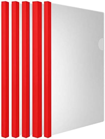 Sliding Bar Clear Report Covers, 40 Sheet Capacity, Transparent Resume by Unknown