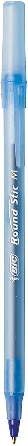 BIC Round Stic Xtra Life Pens, Medium Point 1.0 mm, 60 Black & 60 Blue Pens - Image 9
