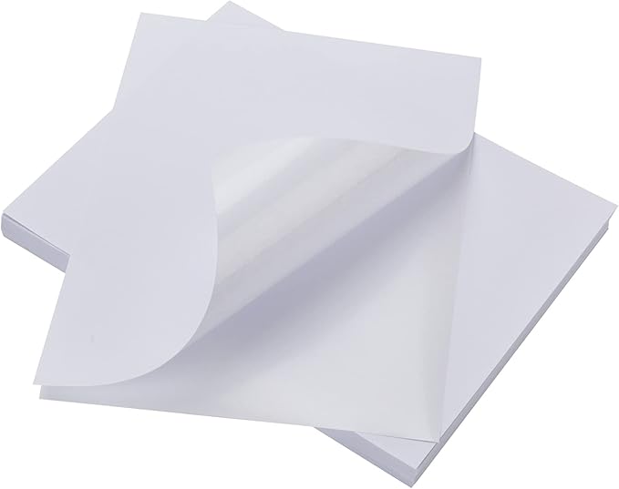 LabelMore 100 Sheets, Printable Sticker Paper, 8.5" x 11" Sticker Printer Paper - Image 2