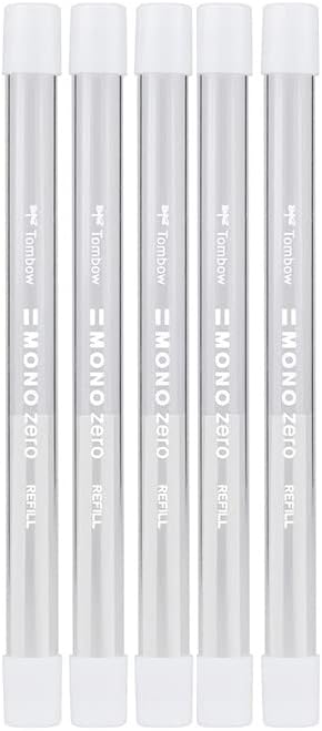 5-Packs Tombow Mono Zero Eraser Refill, Round Tip 5-Packs by Tombow
