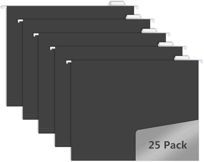 25pcs MagDurnus Hanging File Folders, Pastel Color Design, Letter Size by MagDurnus