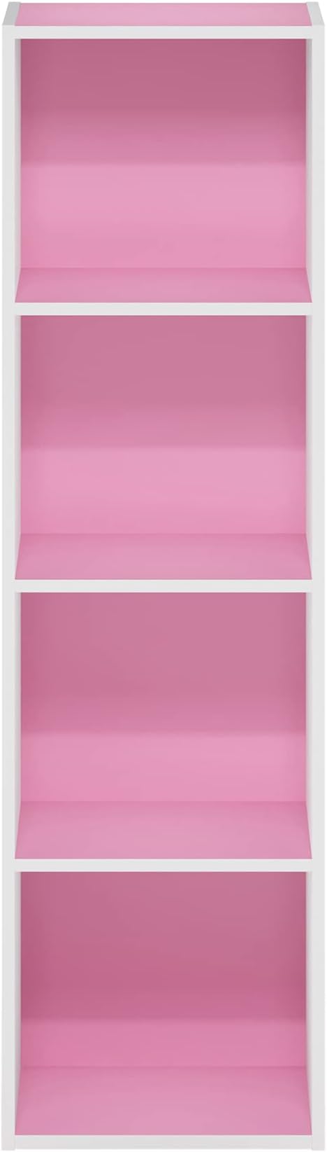 Furinno PASIR Book Shelf, 4-Tier Modern Bookshelf, Open Shelves Bookcase 9 x 12 - Image 8